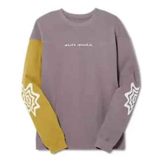 Camiseta de manga larga Novalis Bixance «Pewter Purple Medallion Yellow»