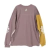 Camiseta de manga larga Novalis Bixance «Pewter Purple Medallion Yellow»