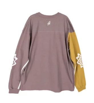 Camiseta de manga larga Novalis Bixance «Pewter Purple Medallion Yellow»