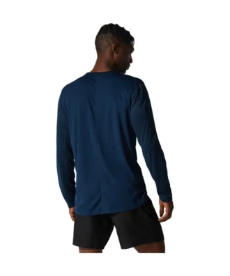 Camiseta de manga larga plateada «French Blue»