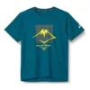 Camiseta de parte de arriba con logotipo Fujitrail «Ink Teal»