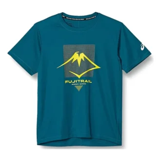 Camiseta de parte de arriba con logotipo Fujitrail «Ink Teal»
