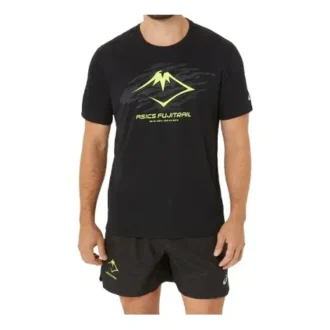 Camiseta de running Fujitrail «Black Green»