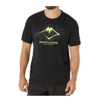 Camiseta de running Fujitrail «Black Green»