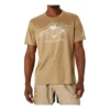 Camiseta de running Fujitrail «Tan White»