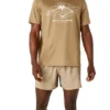 Camiseta de running Fujitrail «Tan White»