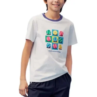 Camiseta gráfica de estilo de vida «White Multi»