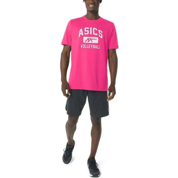 Camiseta gráfica de voleibol «Hot Pink»