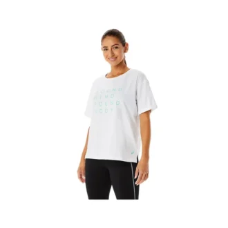 Camiseta gráfica holgada Training Core «Blanca»