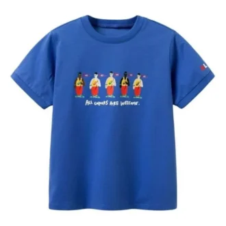 Camiseta informal estampada «Blue»