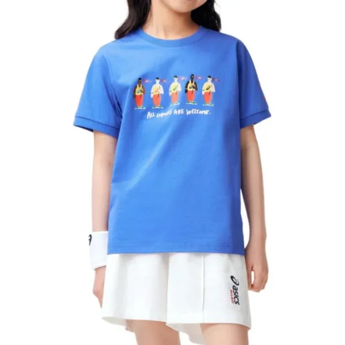 Camiseta informal estampada «Blue»