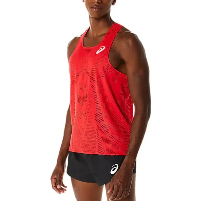 Camiseta sin mangas Actibreeze Jaquard «Rojo»