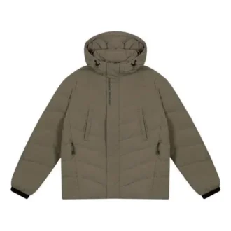 Chaqueta acolchada de plumón «Caqui»