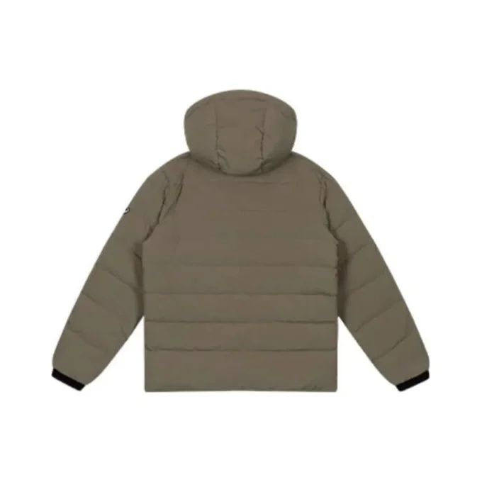Chaqueta acolchada de plumón «Caqui»