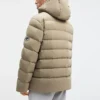 Chaqueta acolchada de plumón «Caqui»