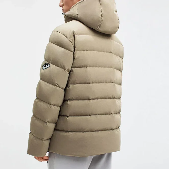 Chaqueta acolchada de plumón «Caqui»