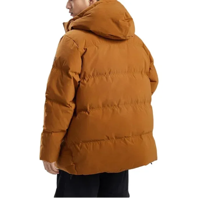Chaqueta acolchada de plumón grueso «Brown»
