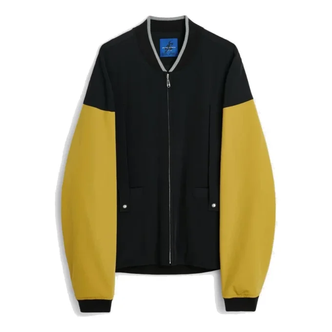 Chaqueta bomber Novalis Liatrisory «Black Medallion Yellow»