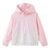 Chaqueta con capucha «Rosa Blanco»