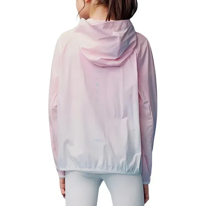 Chaqueta con capucha «Rosa Blanco»