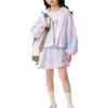 Chaqueta con capucha Tie Dye «Multi-color»
