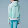 Chaqueta con mangas de murciélago «Lake Blue»