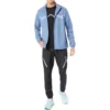 Chaqueta de running Lite Show «Denim Blue»