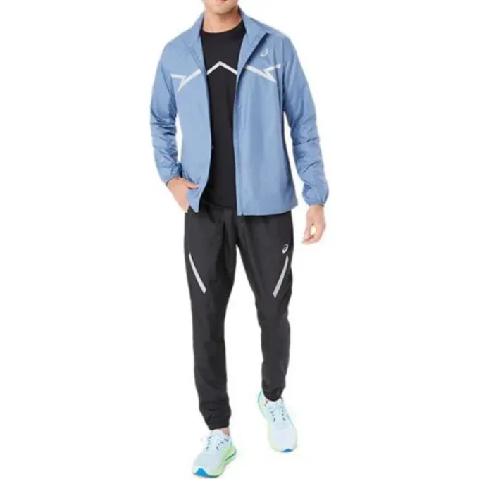 Chaqueta de running Lite Show «Denim Blue»