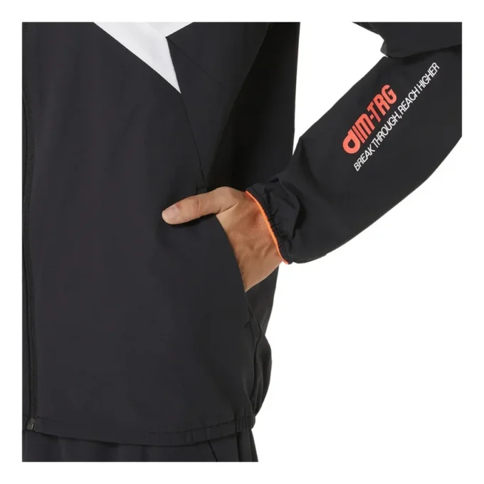 Chaqueta de tela elástica A-I-M «Negro»
