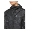 Chaqueta tejida con estampado para correr «Negro»