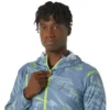 Chaqueta tejida con estampado repelente al agua «Blue Green»