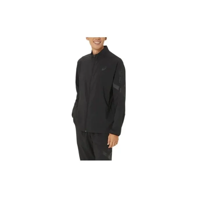 Chaqueta tejida de verano Asics A-I-M Cool Stretch «Performance Black»