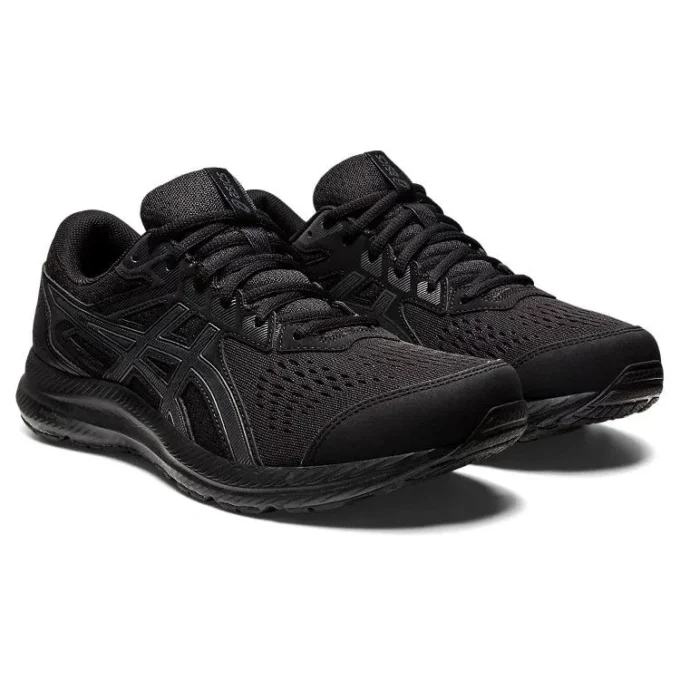 GEL-Contend 8 4E Wide «Negro/Gris Carrier»