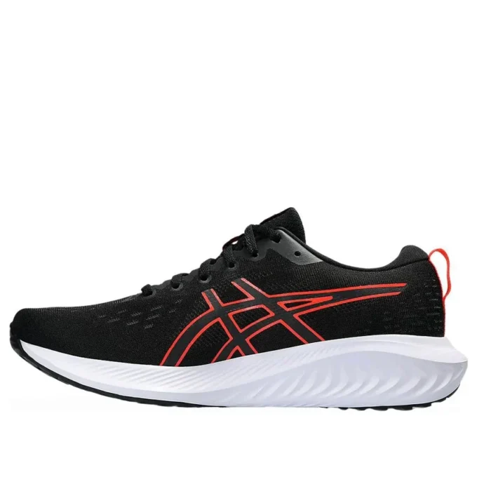 GEL-Excite 10 Extra Wide «Negro Rojo Intenso»