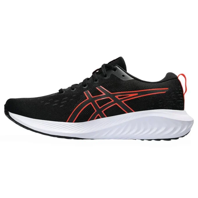 GEL-Excite 10 Extra Wide «Negro Rojo Intenso»