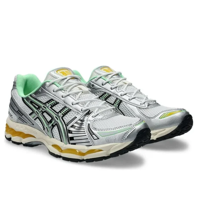 Gel-Kayano 12.1 «Silver Green Orange»