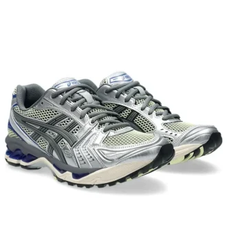 Gel-Kayano 14 «Amarillo suave, plateado y azul»