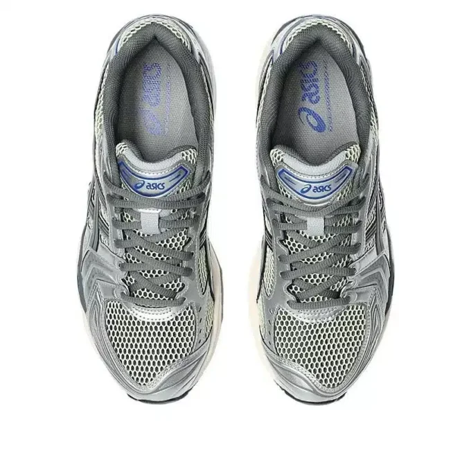Gel-Kayano 14 «Amarillo suave, plateado y azul»