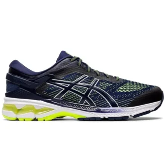 Gel-Kayano 26 «Peacoat Safety Yellow»
