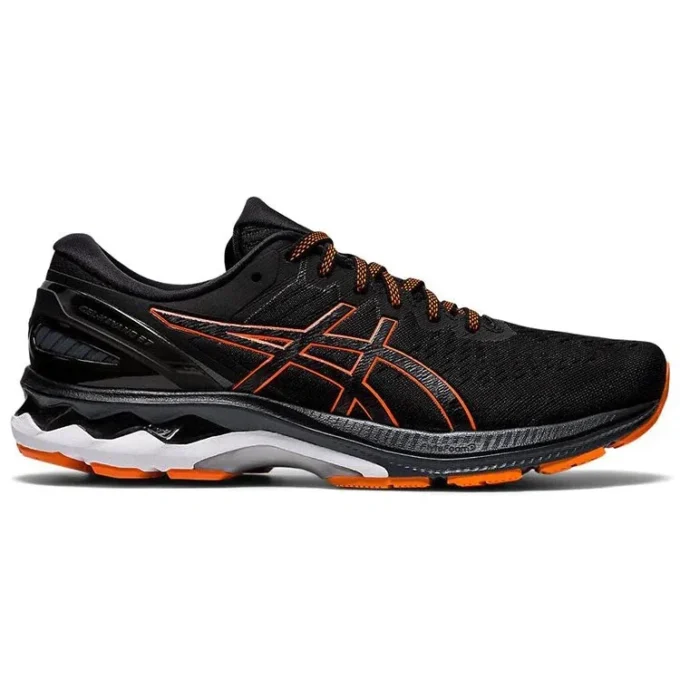 Gel-Kayano 27 4E Wide «Black Marigold Orange»