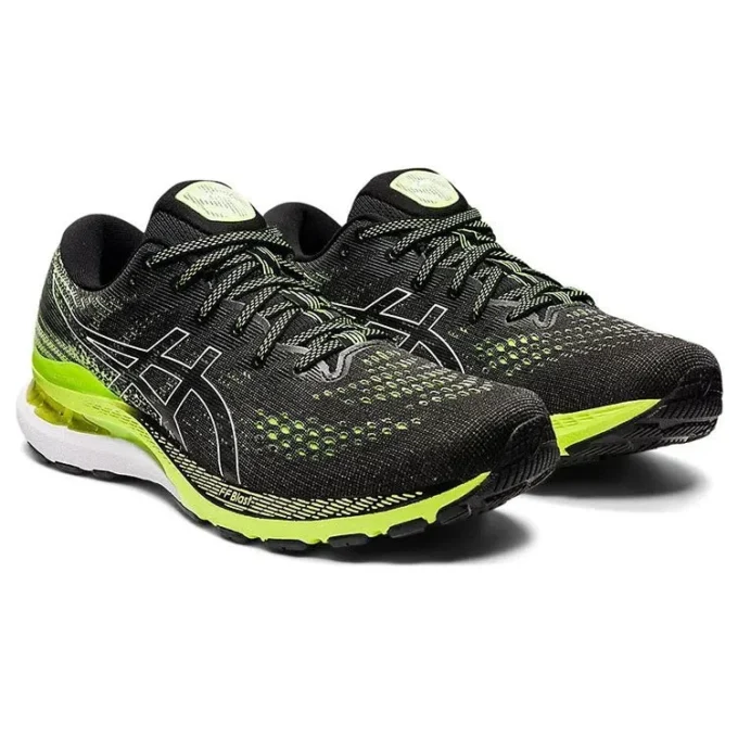 Gel-Kayano 28 2E Wide «Black Hazard Green»