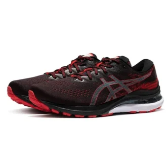 Gel-Kayano 28 2E Wide «Negro/Rojo eléctrico»