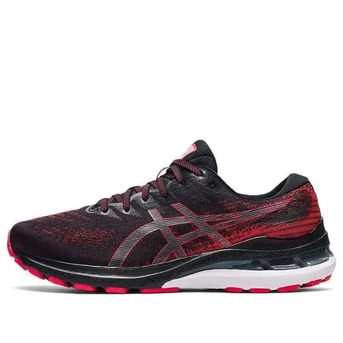 Gel-Kayano 28 4E Wide «Black Electric Red»