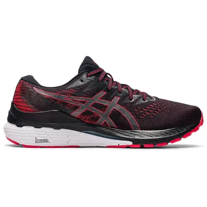 Gel-Kayano 28 4E Wide «Black Electric Red»