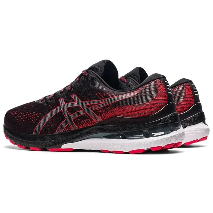 Gel-Kayano 28 4E Wide «Black Electric Red»