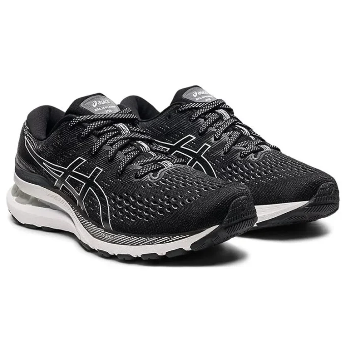 Gel-Kayano 28 Wide «Negro Blanco»