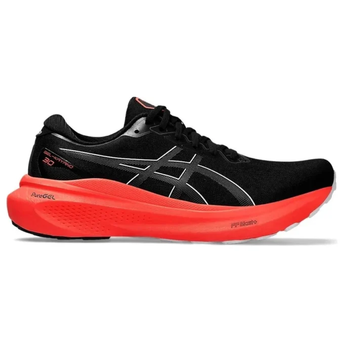 Gel-Kayano 30 «Negro Sunrise Red»