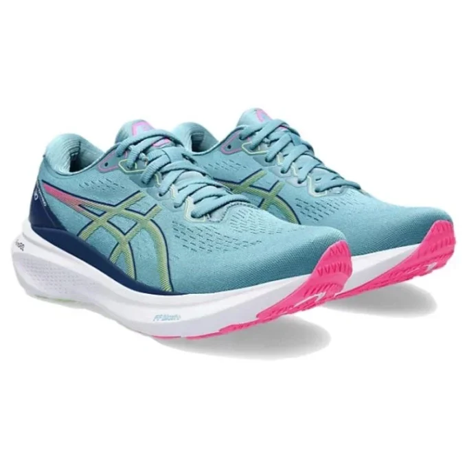 Gel-Kayano 30 Wide «Gris, azul y verde lima»