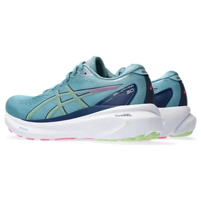 Gel-Kayano 30 Wide «Gris, azul y verde lima»