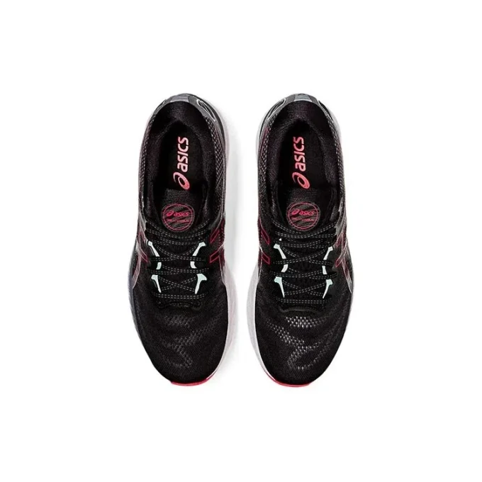 Gel-Nimbus 23 2E Wide «Negro Rojo Eléctrico»
